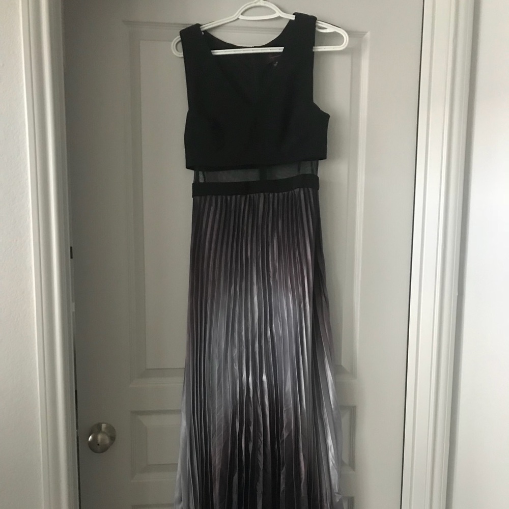 Aqua dresses gown